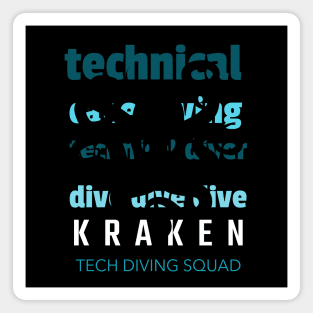 Kraken Tech Diving Squad Magnet